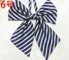 Aeromoça Banco Profissional Lenço de Seda Roupa de Trabalho Camisa Uniforme Gola Listrada Xadrez Flor Borboleta Uniforme Escolar Gravata Borboleta Feminino
