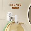 Gancho para lavabo, sin perforaciones, para el hogar, cocina, almacenamiento, gancho grande para baño, inodoro, estante para lavabo