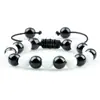 Comercio Exterior Europeo y Americano Creativos Espaciados Brillantes Pulseras Ojo de Tigre Piedra de Lava Volcánica Pulseras Trenzadas con Cuentas Pulseras de Yoga