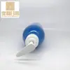 Botella Redonda de Hombro de 500 ml con Bomba Espiral para Gel de Ducha, Botella de Plástico PET para Loción y Champú, Bolsa para Cosméticos