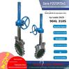 PZ573 PZ543 válvula de porta de faca de engrenagem cônica de aço inoxidável válvula de gaveta de lama de vedação dura válvula de plugue de vedação macia