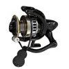 Carrete de Pesca Spinning de Fundición con Bobina de Metal, Aparejos de Pesca en MarSpinning