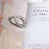 Anillos de Pareja Estilo Ins Lujo Accesible Nicho Corazón Luz de Luna Circonita Apertura Anillo de Moda Femenino Alto Nivel Anillo para Dedo Índice