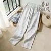 Diretamente do Fabricante: Conjunto Feminino de Cardigã de Algodão e Seda de Manga Curta, Tamanho Grande Solto, Estampado Floral para Meia-Idade e Idosos, Roupa de Casa e Peça de Sobrepor de Verão