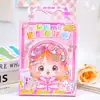 Magia del Estilo Libro Silencioso Pegatinas Peluquería Infantil DIY Recorte de Papel Set de Accesorios para el Cabello para Niñas Juguete