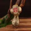 Pieza de Mano de Latón Latón Pensamiento Positivo, Adorno Giratorio, Pieza de Mano de Latón Rojo Pensamiento Positivo, Artesanías Decorativas