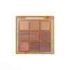 Paleta de sombras de ojos de nueve colores color té con leche color tierra FAMOTY mate suave asequible marca nicho para estudiantes perla otoño e invierno
