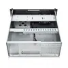 Tipo rack ATX 4U con bloqueo unidad óptica profunda 450 video de vigilancia PC de almacenamiento de computadora industrial fuente de alimentación chasis de control industrial