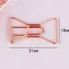 Clipes de Papel Metálicos de Animais de Desenho Animado Clipes em Formato Ouro Rosa Armazenamento Papelaria Criativa Venda por Atacado Material de Escritório