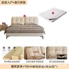 Cama Matrimonial Moderna Simple de Tela Técnica Minimalista Italiana para Dormitorio Principal Tapizada Cama Grande Gris de Alta Calidad Lujo Ligero Cama de Boda 1.8 Metros