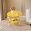 Mesa Redonda Pequeña, Mesa de Café Pequeña, Sala de Estar, Hogar, Apartamento Pequeño, Dormitorio, Mesa Pequeña, Mesa Lateral para Sofá, Mesa de Té Simple, Mini Balcón