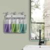 Dispensador de líquido manual de doble cabezal de acero inoxidable hotel de un solo cabezal aleación de aluminio jabón para colgar en la pared tres cabezales caja de líquido para baño dispensador de jabón