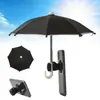 Sombrilla Magnética Plegable para Teléfono Móvil Transfronteriza, Mini Sombrilla de Protección Solar, Universal Ajustable, Sombrilla Plateada Giratoria con Protección Solar y Lluvia