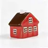 Decorações de Natal para casa em cerâmica europeia e americana cuidadosamente selecionadas, ornamentos criativos, atacado transfronteiriço, casas vazadas estilosas estilo vila