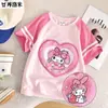 Ropa para Niña de Manga Corta 2024 Nueva Kuromi Lentejuelas Cambia Color Camiseta de Algodón Puro Manga Corta