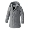 M-8XLEntrega el mismo díaModelo 9788 abrigo largo, engrosado para invierno, chaqueta de alta calidad estilo coreano para hombre joven, más vendido