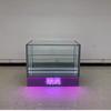 Gabinete de Exhibición Iluminado para Pintura de Parque de Diversiones, Mostrador de Caja, Gabinete para Área de Canje de Regalos de Muñecas, Vitrina de Exhibición en Isla