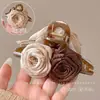 Pinza para el pelo de estrella con garra y estampado de leopardo estilo retro, dulce y fresca, para recogidos, pinza de acetato de gato y tiburón, accesorio de pelo elegante en forma de corazón