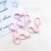 Cierre de Langosta Metálico de Colores de 14 mm Accesorios para Joyería DIY Llavero Dulce Hebilla de Joyería con Pintura en Spray de Colores Hebilla para Perro