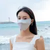 Máscara Protectora Solar de Fábrica Yiwu 3D Estéreo Protección UV UPF50+ Máscara Protectora Solar en Stock, Entrega 48H, Soporta Dropshipping