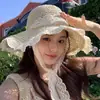 Sombrero de Paja para Niños Sombrero de Bebé para Mujer Sombrero para el Sol para Padres e Hijos Sombrero de Playa Princesa Protección Solar de Primavera y Verano Sombrero para el Sol para Bebé de Niña
