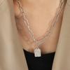 Nuevo Estilo Retro Francés Ins Viento Frío Exagerada Cadena Gruesa de Tres Capas Perla de Agua Dulce Natural Desmontable Usar Collar
