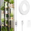Lámpara de Crecimiento de Plantas de Espectro Completo Personalizada, Lámpara de Techo para Plantas, Luz de Relleno LED, Atenuación Temporizada, Incluye Paquete de Accesorios