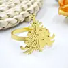 Venta Caliente Nuevo Estilo Comida Occidental Hotel Varios Anillos para Servilletas de Árbol de Navidad Anillos para Servilletas Hebilla para Servilletas Anillos de Tela Metal Wholesale