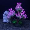 Tanque de Peces de Simulación Árboles Pequeños Paisaje Acuario Decoración de Hierbas Acuáticas Hierba Acuática de Plástico Flores Falsas Hierba Falsa Planta de Simulación Hierba Acuática de Simulación