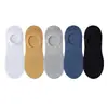 Calcetines Invisibles Antiolor de Algodón Puro para Hombre, Finos de Verano, Antideslizantes, Sin Muestra, Absorbentes de Sudor y Transpirables, Calcetines Cortos de Corte Bajo para Hombre al por Mayor