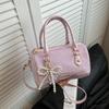 2025 Primavera Nova Chegada Bolsa Casual Feminina Bolsa Boston Almofada Bolsa de Ombro Único Bolsa Feminina Alto Valor de Cor Bolsa Transversal