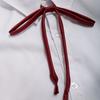 Cuerda de Cuello sin Nudo Color Sólido Camisa de Uniforme Jk Corbata de Lazo Encaje Cuerda Accesorios Correa de Mujer