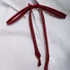Cuerda de Cuello sin Nudo Color Sólido Camisa de Uniforme Jk Corbata de Lazo Encaje Cuerda Accesorios Correa de Mujer
