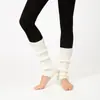 Polainas Apilables, Calcetines sin Pies, Calcetines de Punto Cálidos para Ballet, Calcetines de Pierna de Primavera y Verano para Mujer de Pilates, Calcetines para Fitness y Yoga