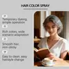Gleamxi Cinza Prata Spray de Cabelo Temporário Modelador Estilo Moda Cor Bonita Spray de Cabelo Temporário Descartável