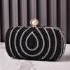 Bolsas Femininas de Pérola Mais Vendidas e Selecionadas Cuidadosamente de Vendas Transfronteiriças, Bolsas de Casamento da Moda Europeia e Americana, Bolsas Clutch Cheongsam Brancas Retrô, Vendas Diretas da Fábrica