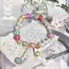 2025 Novo Bracelete de Lótus de Jade Branco Bracelete de Cristal Nicho Alto Padrão Luxo Acessível Exquisito Estilo Fada Bracelete