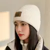 Chapéu de Lã Retro Americano, Chapéu de Tricô Quente Casual Outono e Inverno, Chapéu Tendência Estilo de Rua, Touca Versátil