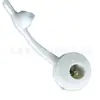 Enchufe de Alimentación DC DC-022 Rosca Blanca con Tapa Impermeable Tres Pines 5521/5525 Enchufe Hembra DC Vertical