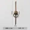 Anillo de bronce estilo europeo con forma de anillo colgante, anillo para cajón, anillo de tracción de un solo agujero, puerta de armario, hebilla de pasador estilo chino nuevo