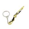 Vallorant contrato destemido mini roxo que Golden Lang arma periférica Purple Gold Tide pesada arma chaveiro pingente