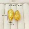 El Mismo Colgante de Col de la Suerte de Arena Dorada Vietnamita de la Tienda de Oro, Collar con Colgante de Riqueza para Hombres y Mujeres, Colgante para Llave de Cadena de Suéter