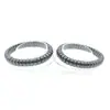 Pulsera Redonda de Hiel Negra No Magnética con Doble Agujero al por Mayor Pulsera Unisex Pulsera para el Cuidado de la Salud Accesorios de Joyería DIY