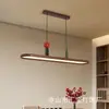 Luminária pendente de sala de jantar nórdica retrô de espectro total protetora para os olhos, estilo simples de meados do século com braço articulado para mesa de bar de estudo mesa de jantar CASAGD