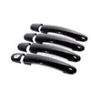 Adequado para 10-17 Volkswagen Polo Maçaneta Preto Brilhante Maçaneta da Porta Cavidade da Porta Acessórios Decorativos