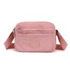 Bolsa Transversal com Alça Larga Feminina Bolsa de Tecido Lavado 2025 Novo Estilo Transfronteiriço Bolsa Feminina Casual Transfronteiriça Bolsa de Ombro para Mãe
