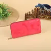 Nova Carteira Feminina Carteira Longa Feminina com Zíper Bolsa para Celular Carteira com Padrão Trançado Grande Capacidade Carteira Macia Porta-Moedas
