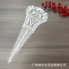 Manga y puño de pantalón de encaje calado bordado soluble en agua de seda de leche blanca Ropa para mujer Hanfu cheongsam Accesorios hechos a mano DIY