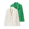 2025 primavera nuevo temperamento europeo y americano ropa de mujer transfronteriza moda pequeña fragancia abrigo de un botón w091 2481