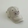 Boné de Baseball Infantil Novo Atacado Tendência Letra King Proteção Solar para Meninos Boné de Baseball Jeans Lavado para Meninas